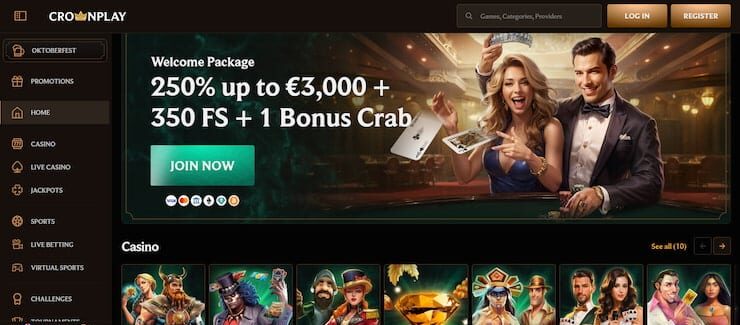 Crownplay offers quick payments for online casino players in Australia.