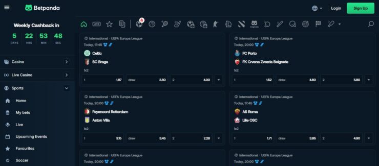 Fast withdrawals at BetPanda's betting site