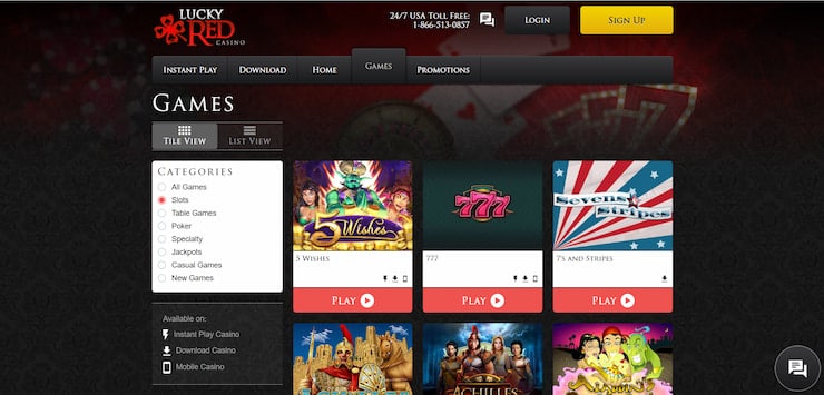 Lucky Red offers high RTP games and loyalty rewards for online slots players