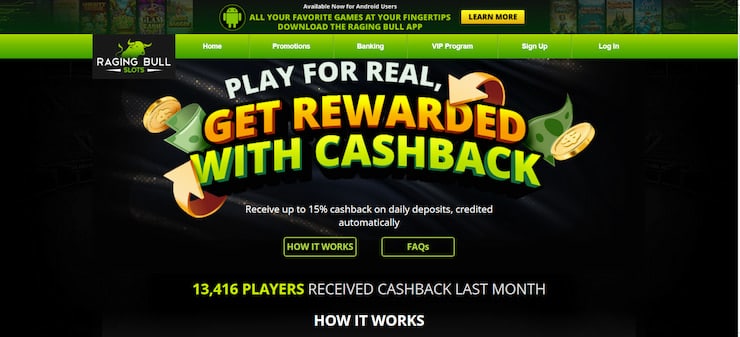 Raging Bull - one of the most trusted Texas online casinos