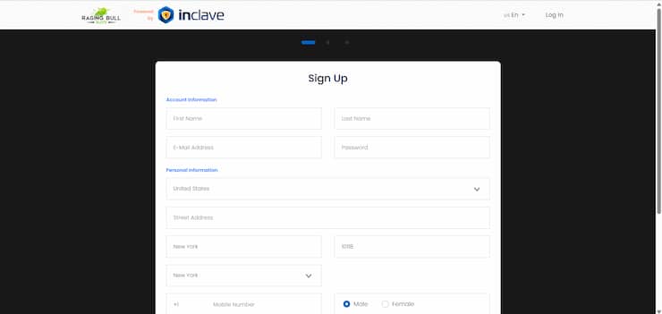 Step 2: Begin the sign up process