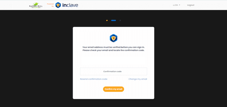 Step 3: Enter your account details and verify