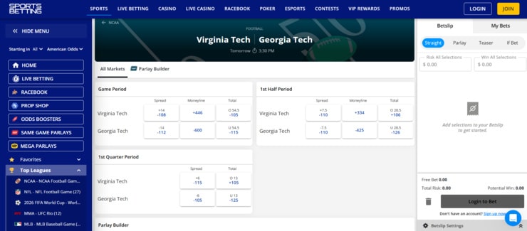Sportsbetting.ag - top pick for sites like BetOnline