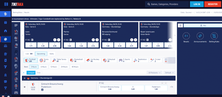 TikiTaka Canadian Sports Betting Sites