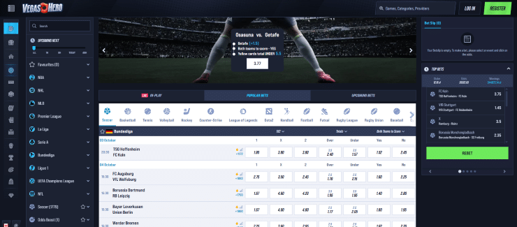 Vegas Hero Canada Sports Betting
