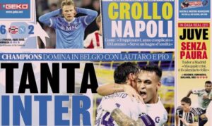 Wednesday’s Italian Paper Round-Up: Shambolic Napoli, Chivu And Inter Milan In Seventh Heaven, Tudor Faces Daunting Task