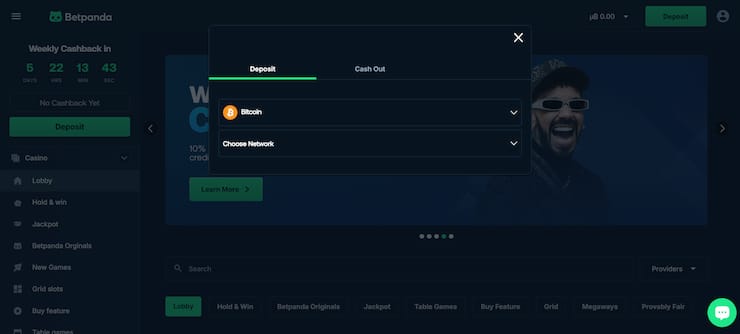 Step 4: Make your first Bitcoin deposit