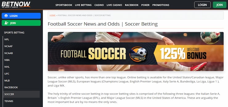 BetNow - one of the best sites for World Cup prop betting