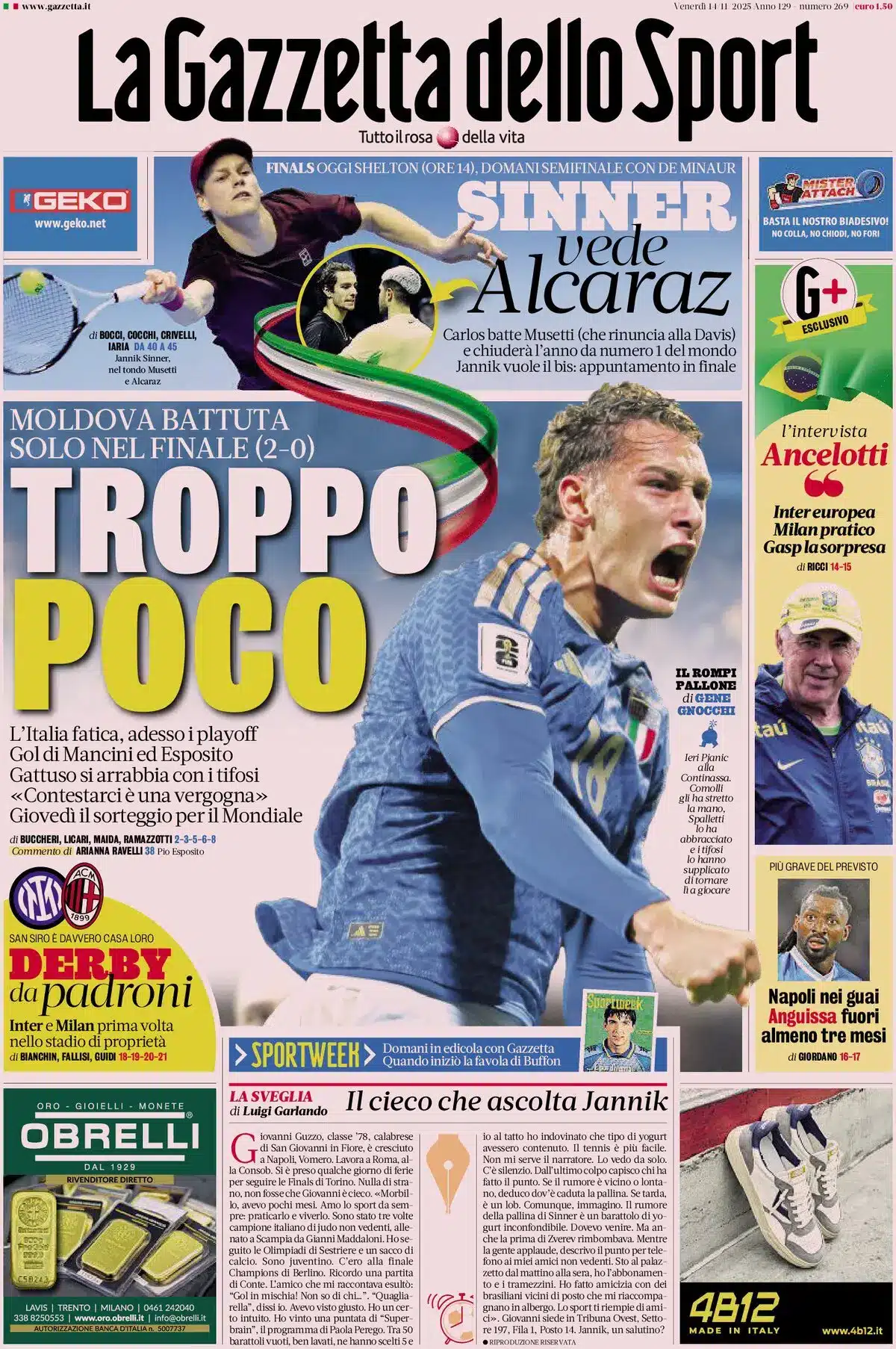 Friday’s Italian Paper Round-Up: Gennaro Gattuso Playoff-Bound