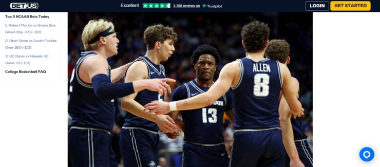 BetUS is among the the best college basketball betting sites for analysis