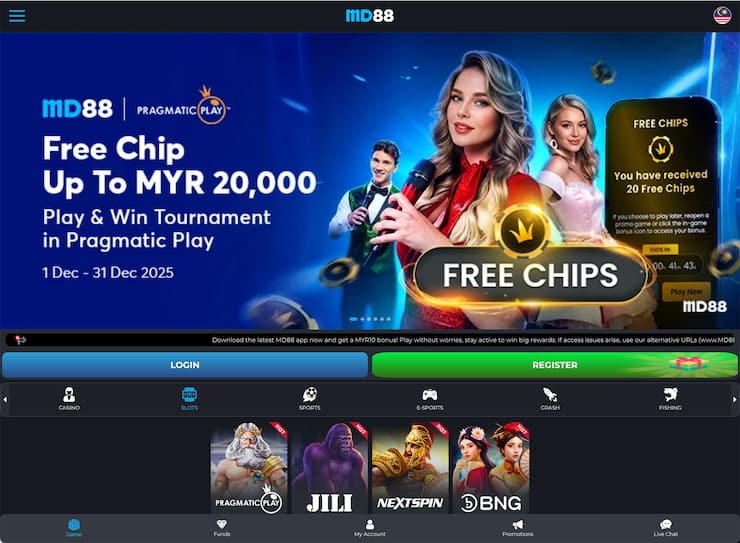 Taking the MD88 Malaysia online casino for a spin