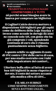 Cagliari vs AC Milan