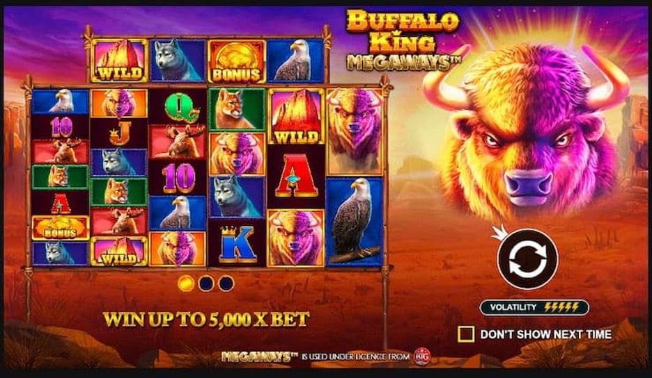 buffalo king megaways pokie