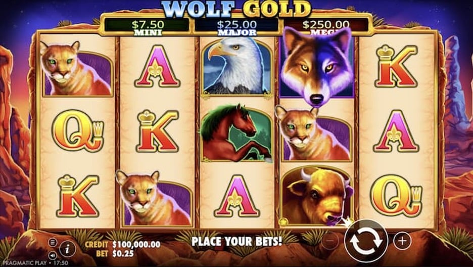 wolf gold online pokies