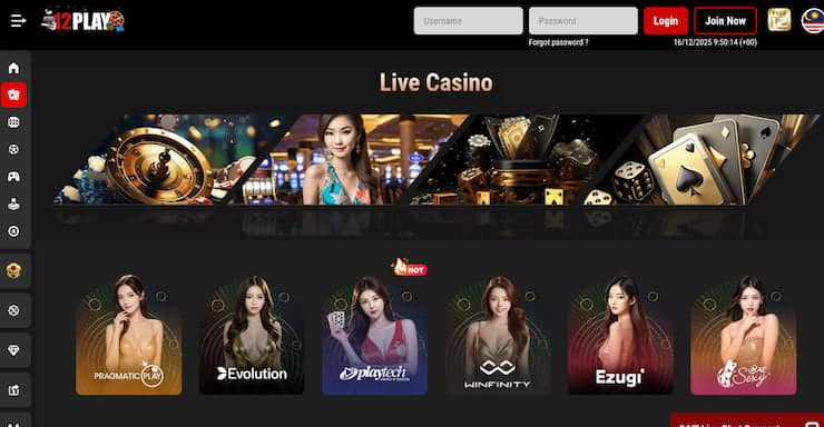 12play gets our vote for their selection of Speciality casino games