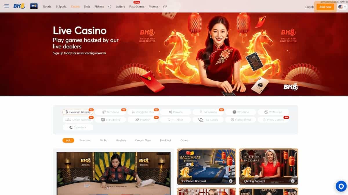 BK8 Casino Singapore