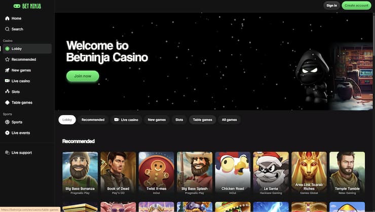 An image showing Betninja generous welcome bonus.