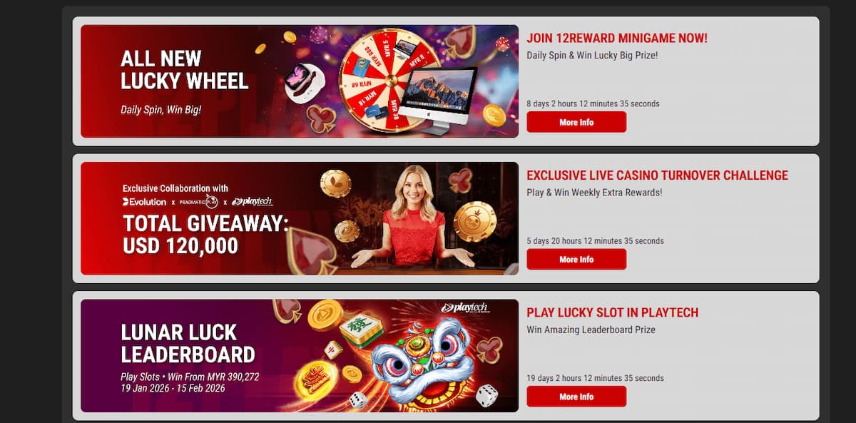 Bonuses & Promotions at Singapore Online Casinos