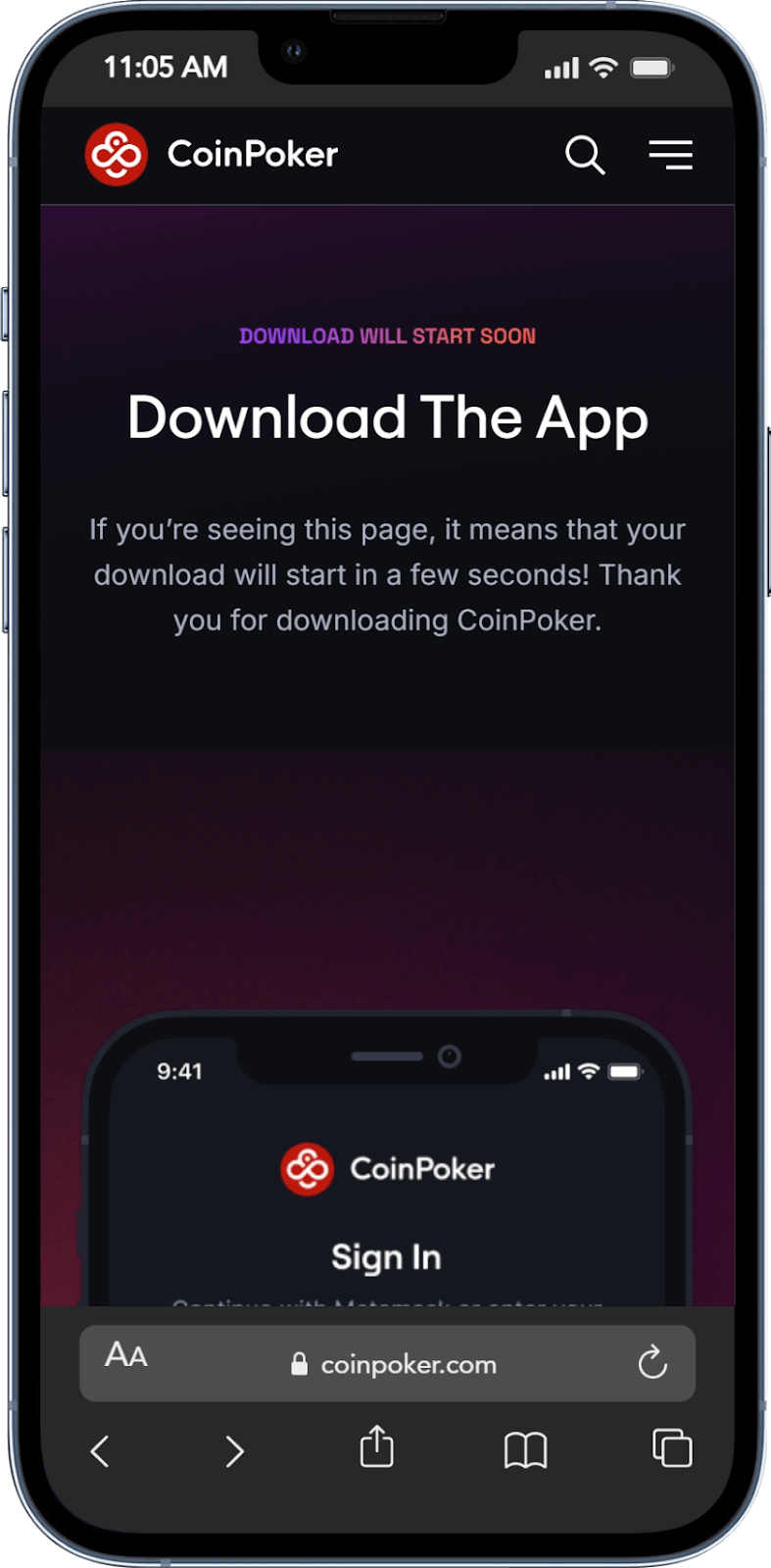 CoinPoker App Download