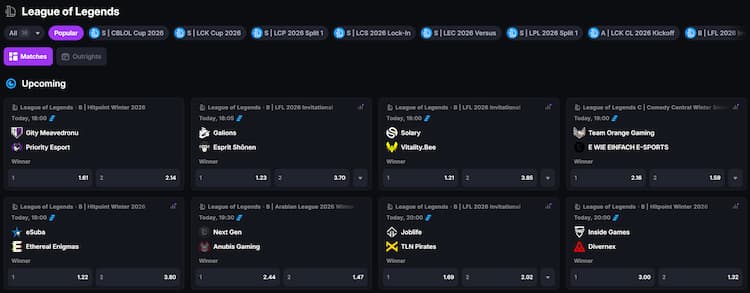 Esports Betting at Crypto Casinos