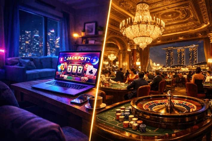 Online Casino Sites vs Standard Casinos in Singapore