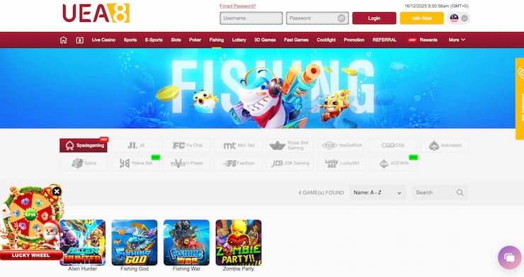 UEA8 is our pick for Thai casinos with instant games