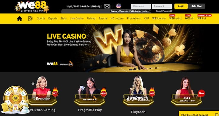 We88 is the best Thai casino for live dealer games.