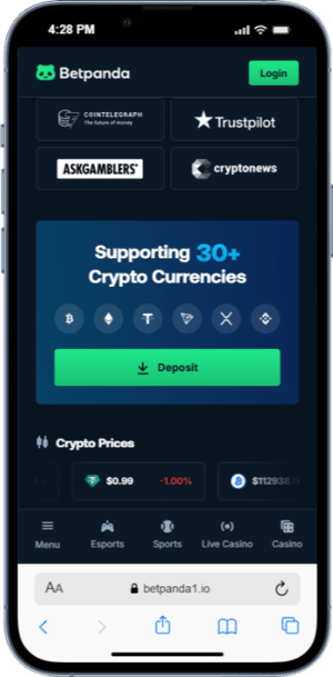Choose Bitcoin and make your first deposit
