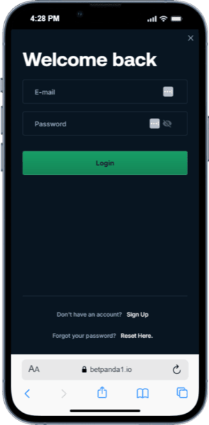 Create your account and secure it first