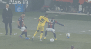 WATCH: Christopher Nkunku’s crazy nutmeg triggers hilarious Riccardo Orsolini response
