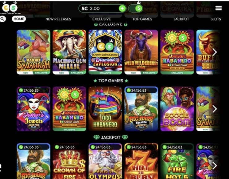 A look at Crown Coins, one of the best sweepstakes casinos for American players.