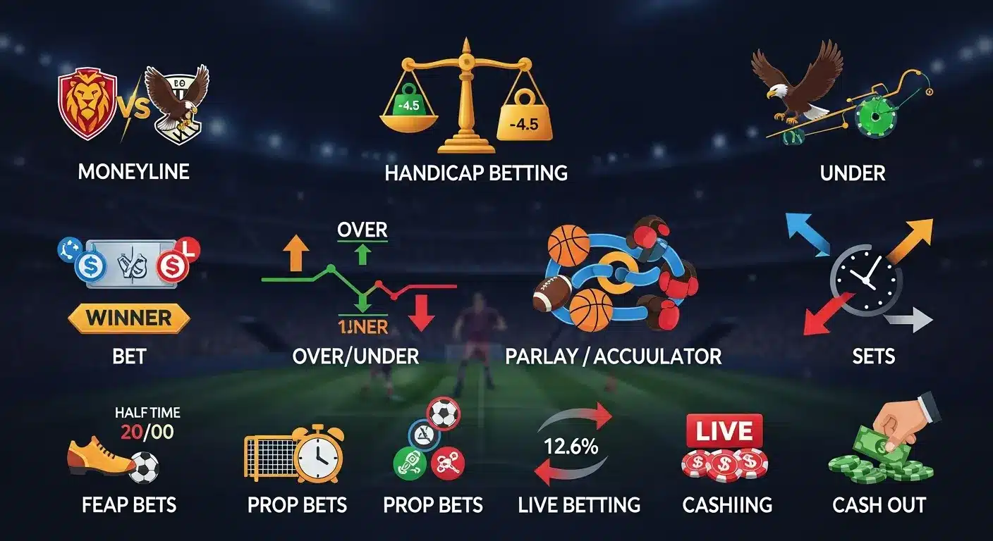 Types of Bets Available at Philippine Sportsbooks