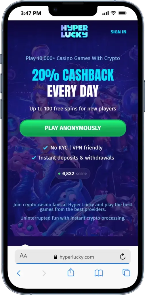 hyper lucky kasyno