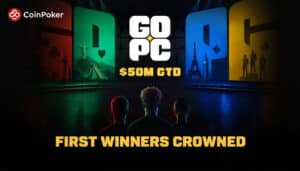 First Days of $50,000,000 Global Online Poker Championship Wrap Up on CoinPoker